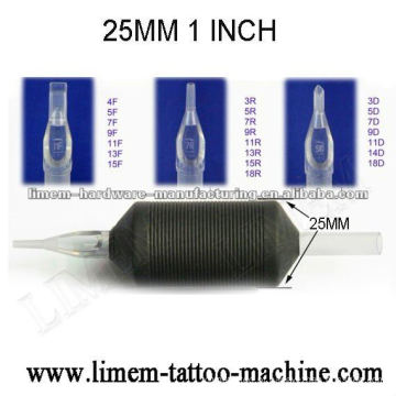 Aperto descartável da tatuagem do silicone de 1inch 25mm / Tatuaje agarre de silicona desechable